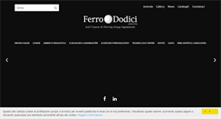 Desktop Screenshot of ferrododici.it
